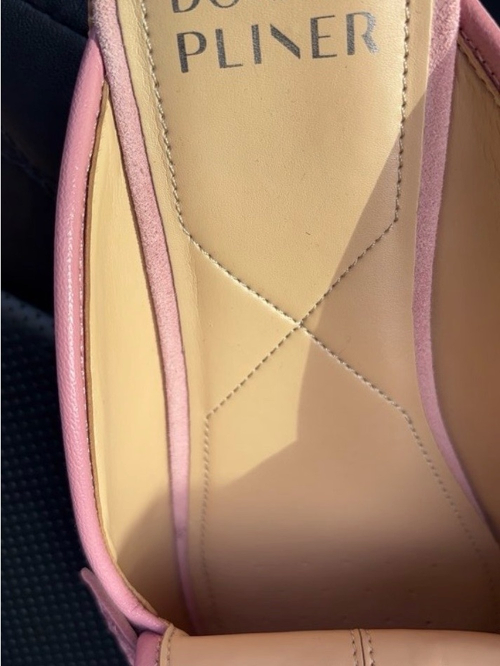 Donald J. Pliner Pink Tassel Leather Loafer Mules - Picture 2 of 3